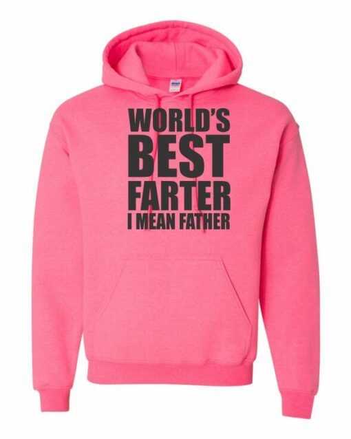 WORLD BEST FARTER I MEAN FATHER  - Adult Hooded Sweatshirt (Unisex)