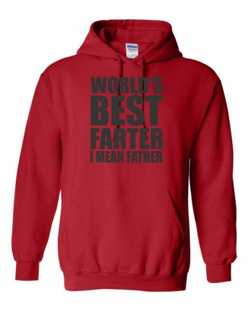 WORLD BEST FARTER I MEAN FATHER  - Adult Hooded Sweatshirt (Unisex)
