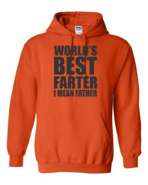 WORLD BEST FARTER I MEAN FATHER  - Adult Hooded Sweatshirt (Unisex)