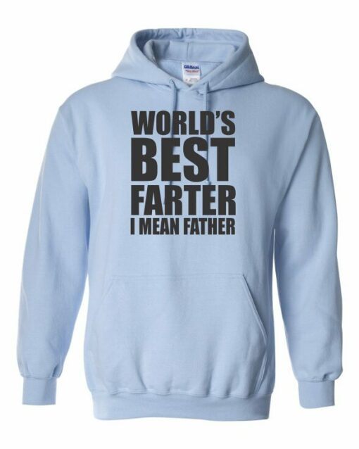 WORLD BEST FARTER I MEAN FATHER  - Adult Hooded Sweatshirt (Unisex)