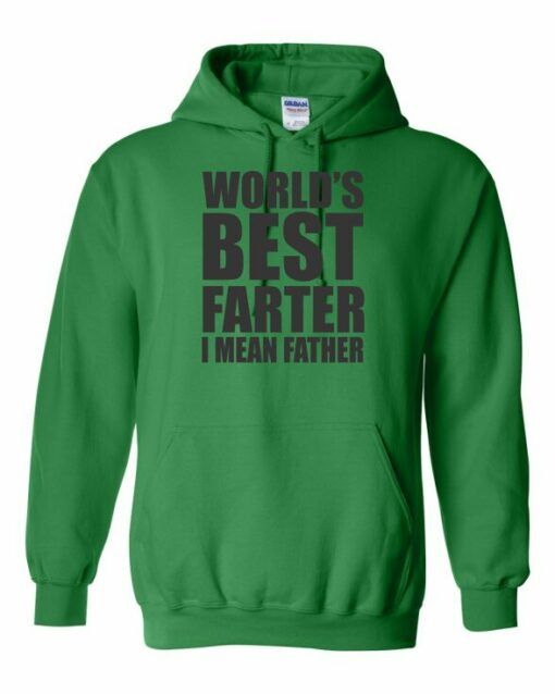 WORLD BEST FARTER I MEAN FATHER  - Adult Hooded Sweatshirt (Unisex)