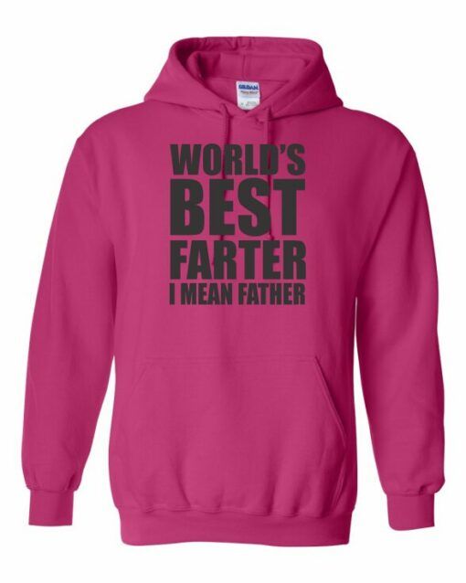 WORLD BEST FARTER I MEAN FATHER  - Adult Hooded Sweatshirt (Unisex)