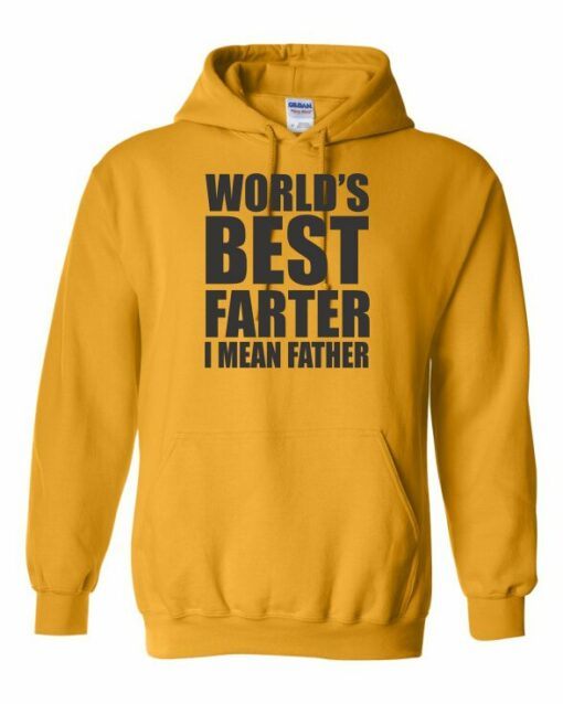 WORLD BEST FARTER I MEAN FATHER  - Adult Hooded Sweatshirt (Unisex)