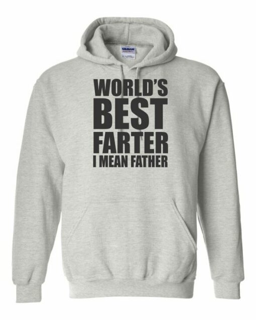 WORLD BEST FARTER I MEAN FATHER  - Adult Hooded Sweatshirt (Unisex)