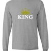 KING  - Adult Long Sleeve Round-neck T-shirt