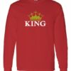 KING  - Adult Long Sleeve Round-neck T-shirt
