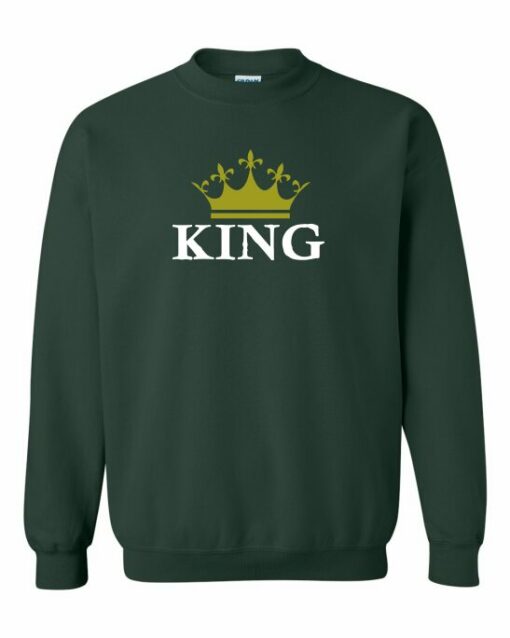 KING  - Cotton Ouaté Col Rond (Unisexe) Pour Adultes