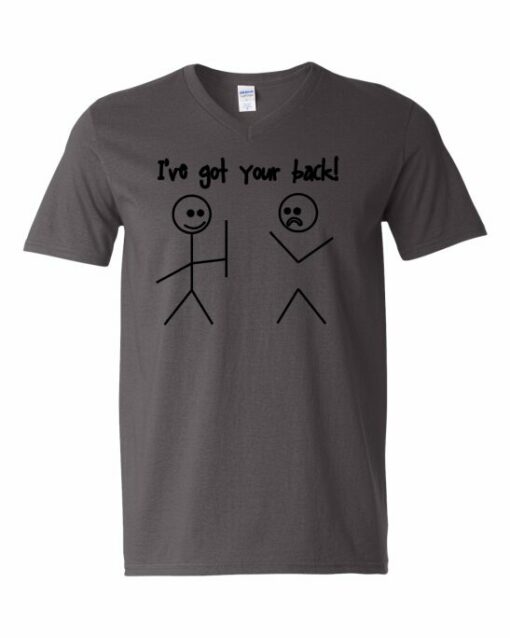 IVE GOT YOUR BACK  - T-shirt Col V Pour Adultes