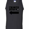 IM WITH STUPID - Adult Tank Top