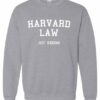 HAVARD LAW  - Adult Crew Neck Sweatshirt (Unisex)