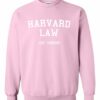 HAVARD LAW  - Adult Crew Neck Sweatshirt (Unisex)