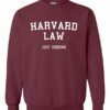 HAVARD LAW  - Adult Crew Neck Sweatshirt (Unisex)