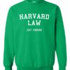 HAVARD LAW  - Adult Crew Neck Sweatshirt (Unisex)
