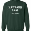 HAVARD LAW  - Adult Crew Neck Sweatshirt (Unisex)