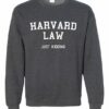 HAVARD LAW  - Adult Crew Neck Sweatshirt (Unisex)