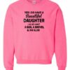 YES I DO HAVE A BEAUTIFUL DAUGHTER  - Adult Crew Neck Sweatshirt (Unisex)