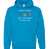 I DONT NEED GOOGLE MY WIFE KNOWS EVERYTHING  - Adult Hooded Sweatshirt (Unisex)