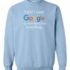 I DONT NEED GOOGLE MY HUSBAND  KNOWS EVERYTHING  - Adult Crew Neck Sweatshirt (Unisex)