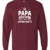 CE PAPA GENIAL APPARTIENT A  - T-shirt Manche Long Col Rond Pour Adultes