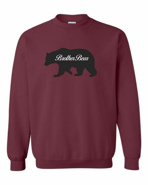 BROTHER BEAR  - Cotton Ouaté Col Rond (Unisexe) Pour Adultes