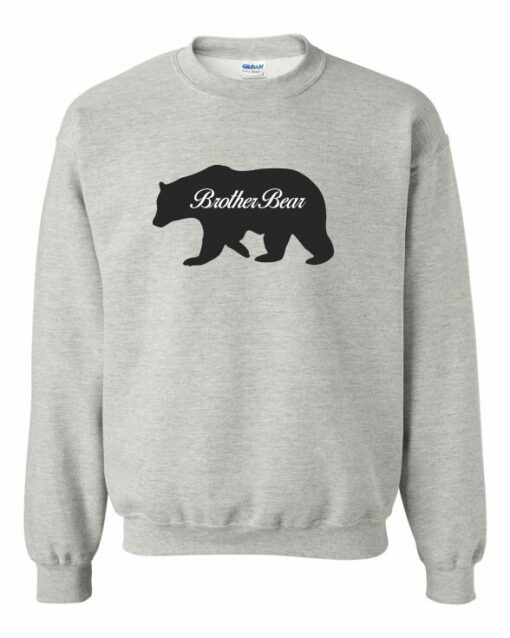 BROTHER BEAR  - Cotton Ouaté Col Rond (Unisexe) Pour Adultes