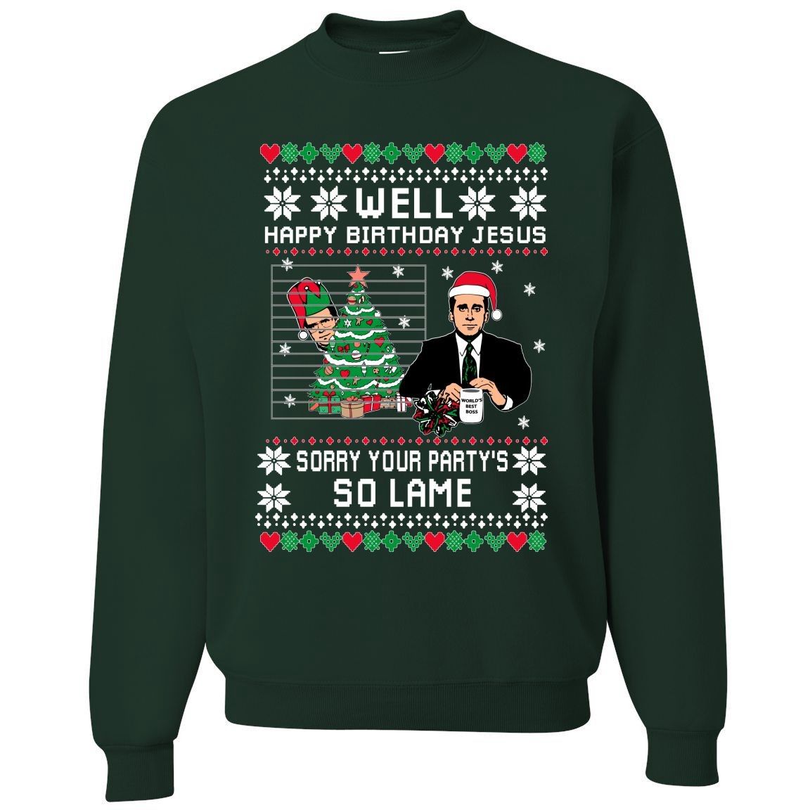 Sorry Your Party’s So Lame – The Office – Crew Neck Sweatshirt (Unisex)