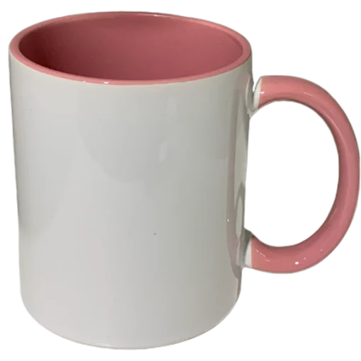 MUG With Colored Handle and Inside.