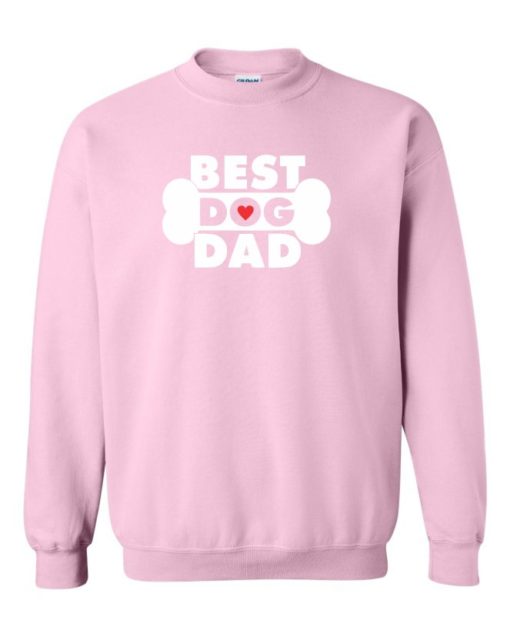 BEST DOG DAD - Cotton Ouaté Col Rond (Unisexe) Pour Adultes