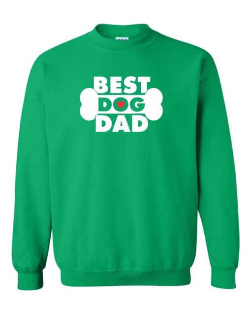 BEST DOG DAD - Cotton Ouaté Col Rond (Unisexe) Pour Adultes