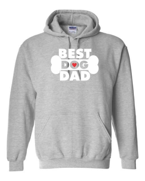 BEST DOG DAD - Cotton Ouaté Kangourou (Unisexe) Pour Adulte