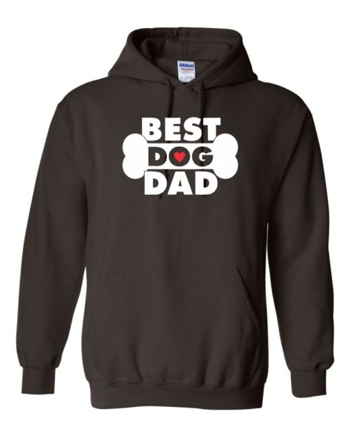 BEST DOG DAD - Cotton Ouaté Kangourou (Unisexe) Pour Adulte