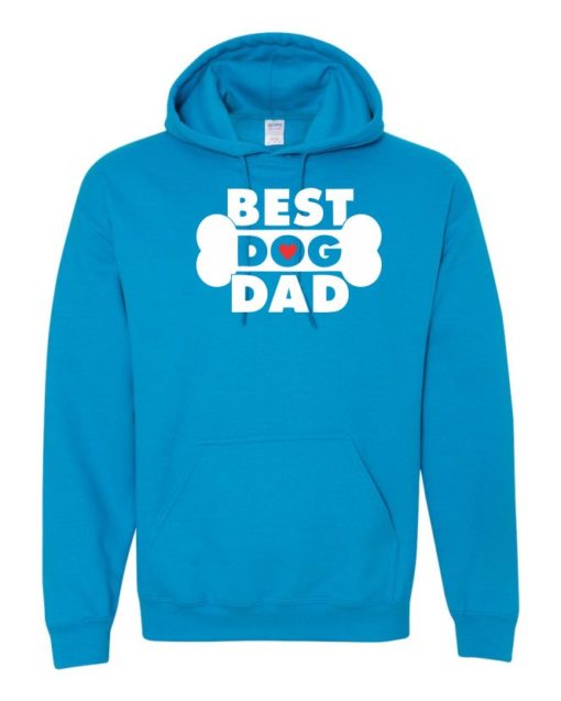 BEST DOG DAD - Cotton Ouaté Kangourou (Unisexe) Pour Adulte