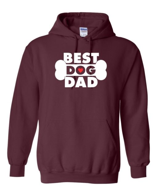 BEST DOG DAD - Cotton Ouaté Kangourou (Unisexe) Pour Adulte