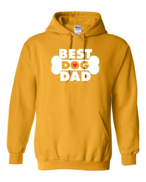 BEST DOG DAD - Cotton Ouaté Kangourou (Unisexe) Pour Adulte