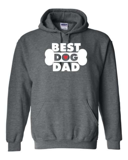 BEST DOG DAD - Cotton Ouaté Kangourou (Unisexe) Pour Adulte