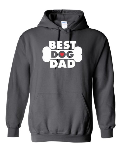 BEST DOG DAD - Cotton Ouaté Kangourou (Unisexe) Pour Adulte