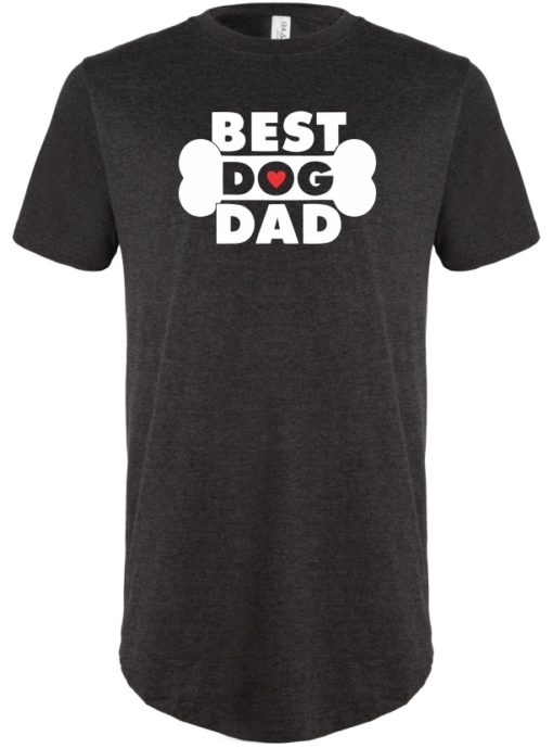 BEST DOG DAD - Adult Long T-Shirt
