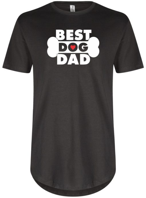 BEST DOG DAD - Adult Long T-Shirt