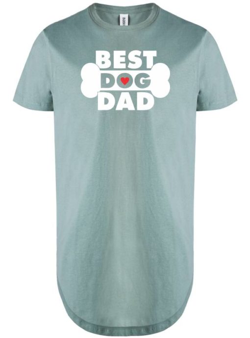 BEST DOG DAD - Adult Long T-Shirt