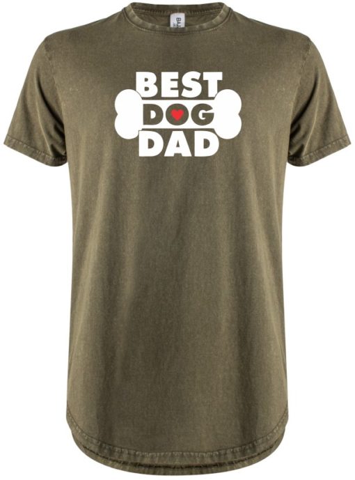 BEST DOG DAD - Adult Long T-Shirt