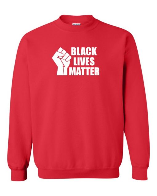 BLACK LIVES MATTER - Adult Crew Neck Sweatshirt (Unisex)
