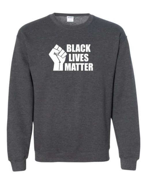 BLACK LIVES MATTER - Adult Crew Neck Sweatshirt (Unisex)