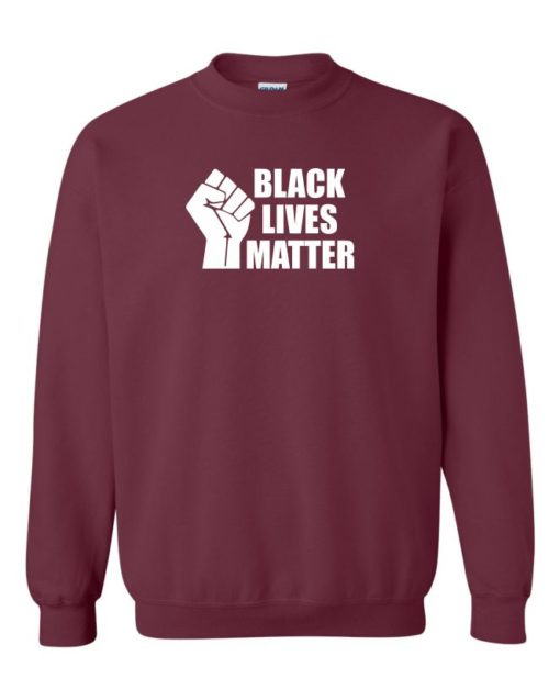 BLACK LIVES MATTER - Adult Crew Neck Sweatshirt (Unisex)