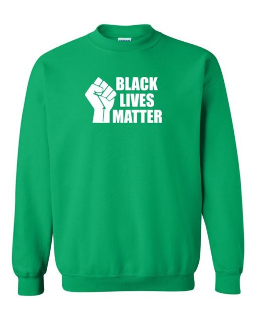 BLACK LIVES MATTER - Adult Crew Neck Sweatshirt (Unisex)