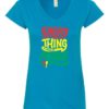 EVERY LITTLE THING IS GONNA BE ALRIGHT - Women's V-neck T-shirt