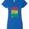 EVERY LITTLE THING IS GONNA BE ALRIGHT - Women's V-neck T-shirt