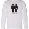 GAME OVER PREGNANT - Adult Long Sleeve Round-neck T-shirt