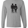 GAME OVER PREGNANT - Adult Long Sleeve Round-neck T-shirt