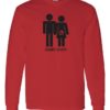 GAME OVER PREGNANT - Adult Long Sleeve Round-neck T-shirt
