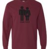 GAME OVER PREGNANT - Adult Long Sleeve Round-neck T-shirt